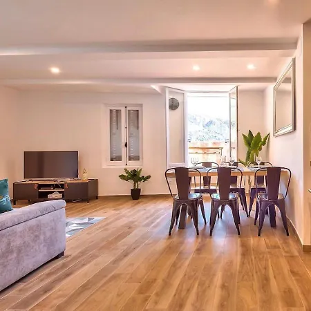 شقة Duplex 6 Pers - Panoramic Sea View - Old - 2 Mn مينتون