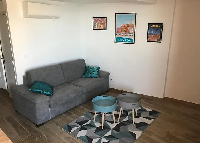 Apartment Duplex 6 Pers - Panoramic Sea View - Old - 2 Mn Menton