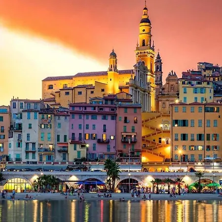 Duplex 6 Pers - Panoramic Sea View - Old - 2 Mn Menton